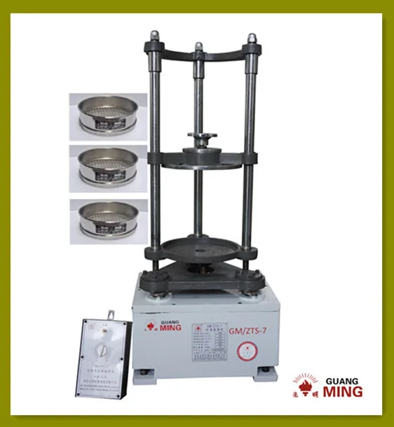 Small electric vibrating screener, lab sample sieving machine for granule size analysis