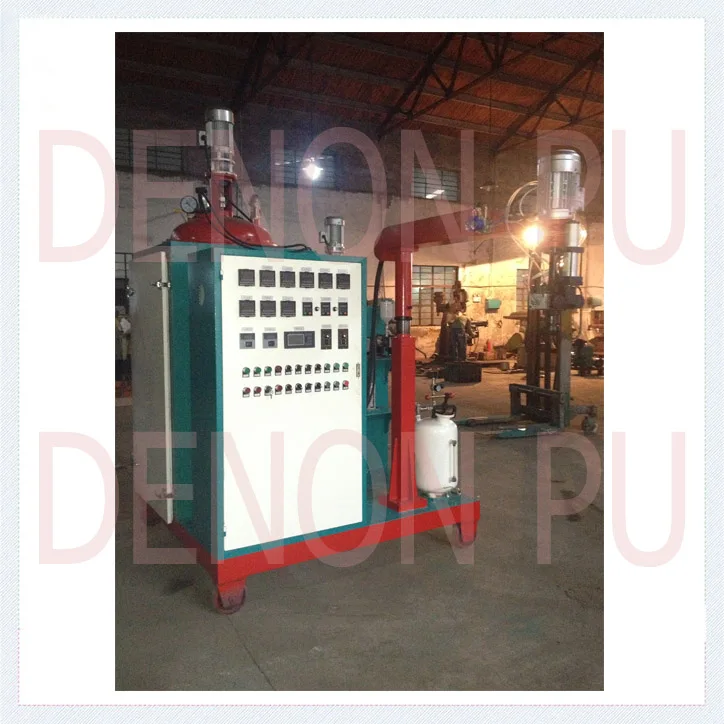 High Temperature Hot Air Heating Type Elastomer Polyurethane Inje Machine With Color Paste Adding System For PU Industry Rollers