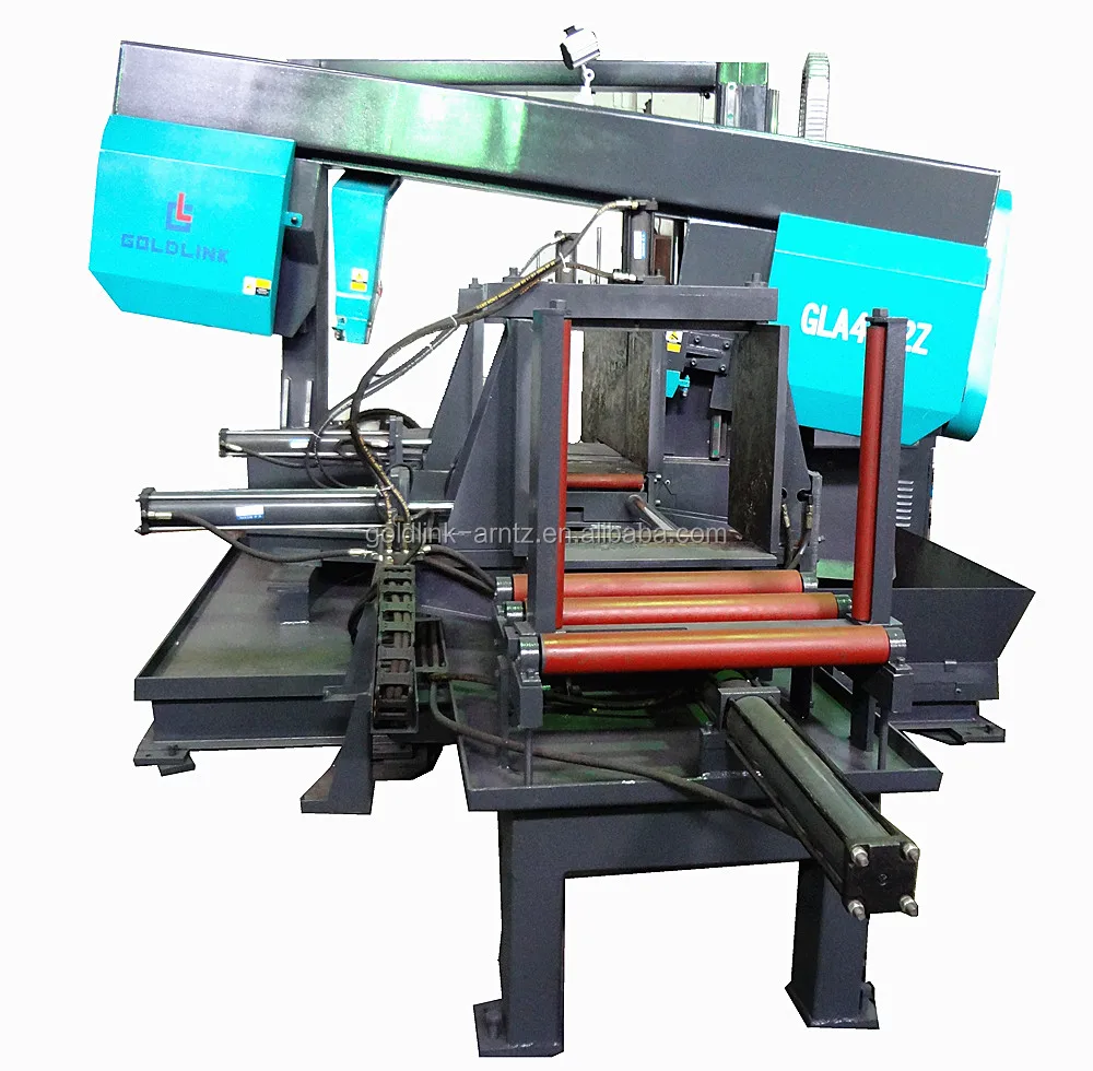 CNC automatic miter angle cut metal cuttiing saw band saw machine