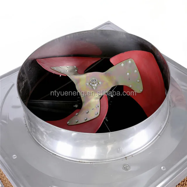 
metal or plastic evaporative cooler for air cooling ventilation, chicken poultry farm equipment evaporative air cooler 