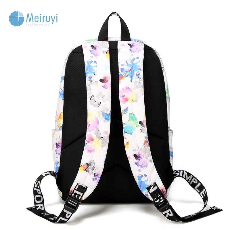floral bag back pack girls backpack laptop bags school bag for ladies