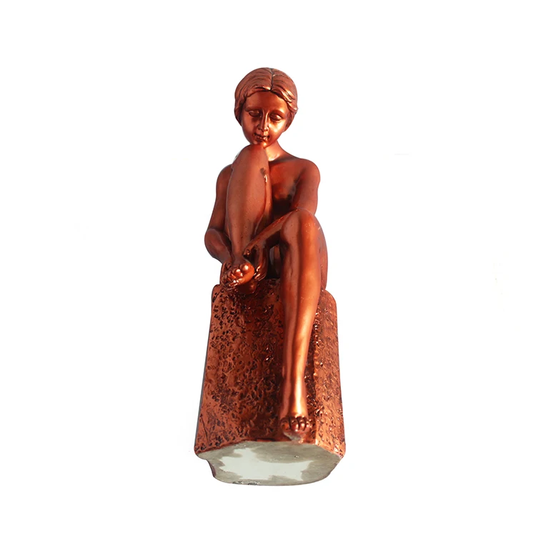 Woman figure sexy polyresin statue for sale factory custom sexy woman figure art home decor  Art gallery decoration