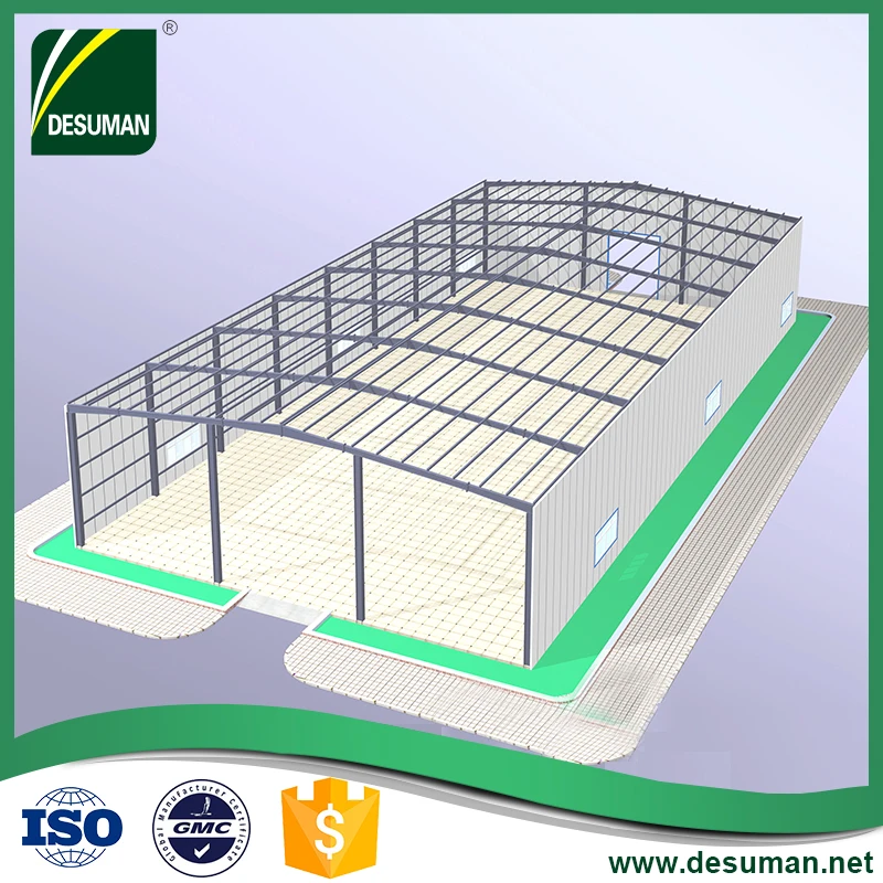 Guangzhou low cost metal structure prefab steel structure warehouse