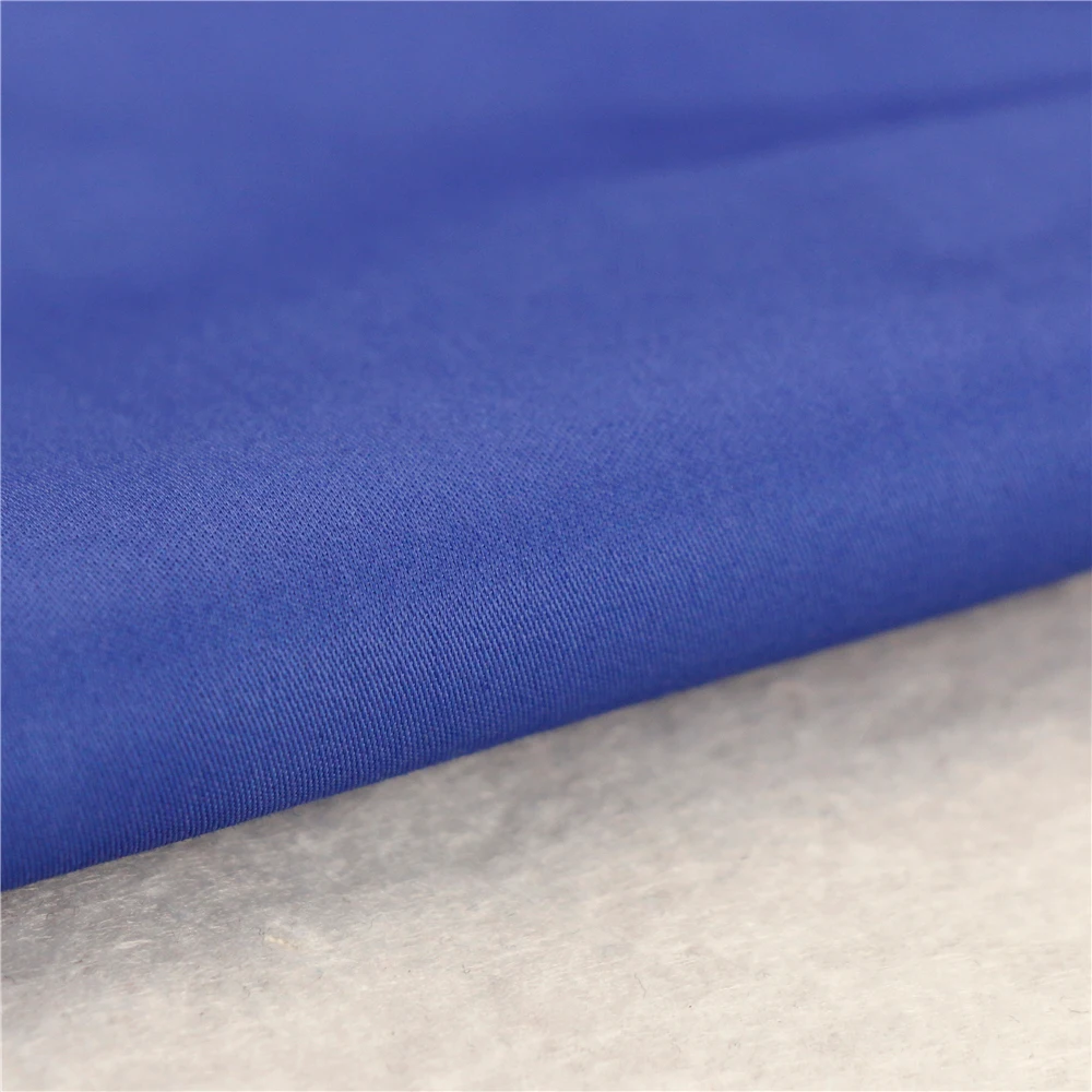 60x60/200x112/195x60 120gsm 152cm blue satin stretch fabric 97 cotton 3 spandex sateen fabric
