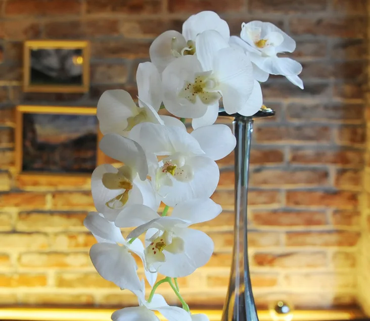 Artificial butterfly orchid flower for home wedding decor