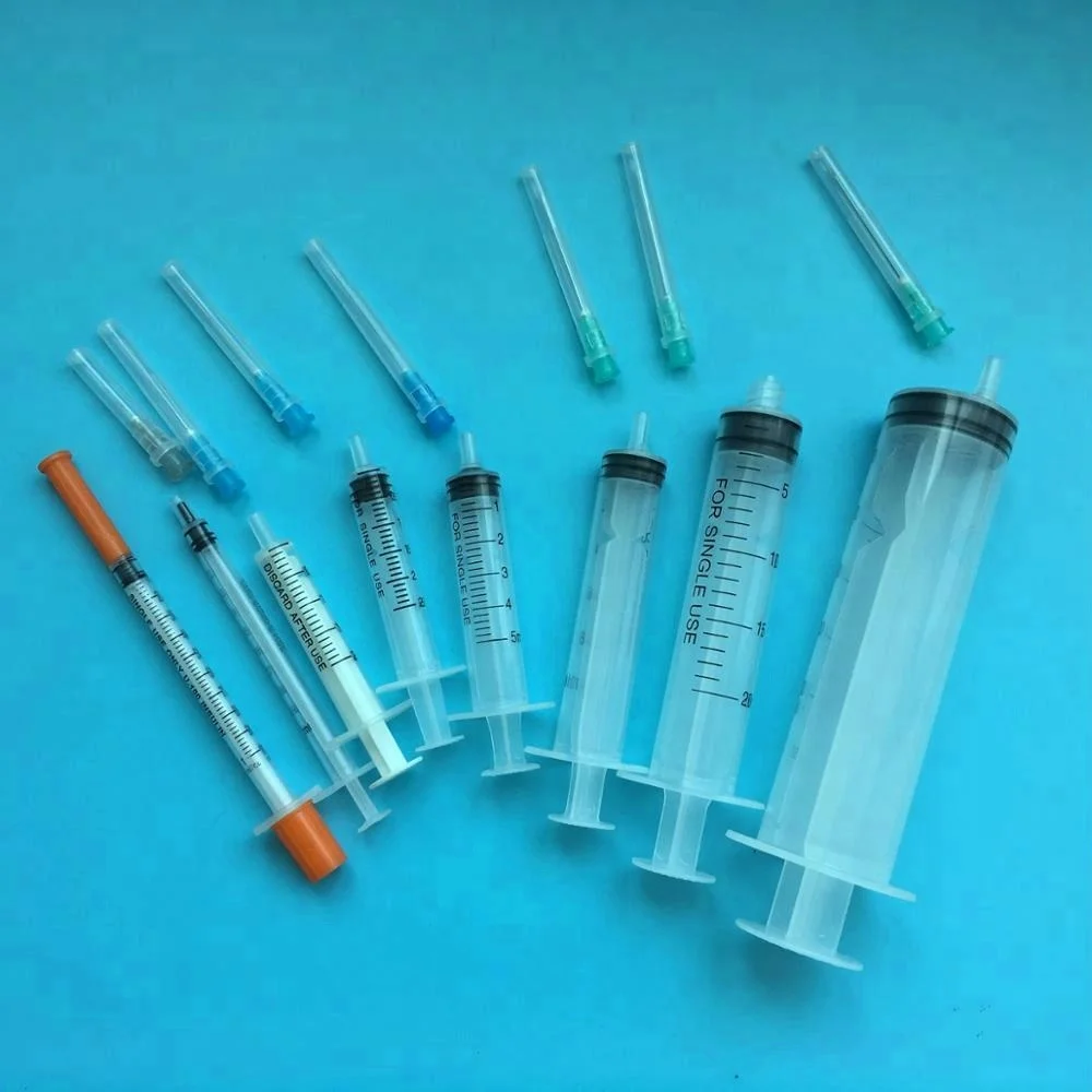 China supplier High quality disposable syringe/plastic syringe with needle/factory price/manufacturer