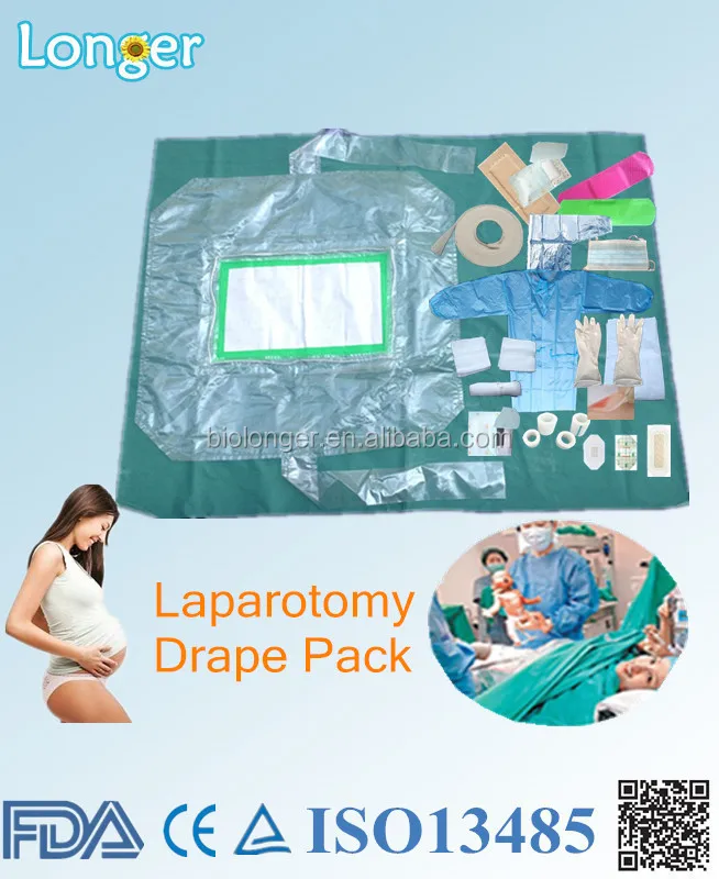 Laparotomy Surgical Pack Disposable Suture Kits