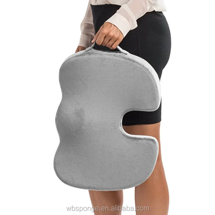 Gel Memory Foam Coccyx seat back Cushion