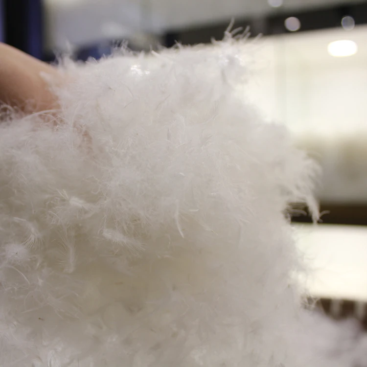 Machine Washable Natural White 60% Duck Down 40% Feather Pillow Filling Material Sticky Pure White Duck Down