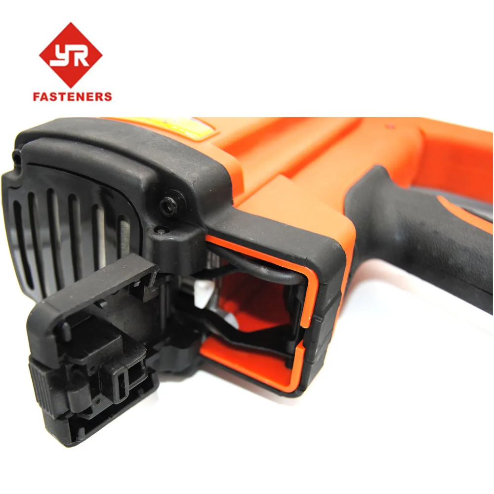 Cordless gas concrete nailer for steel and hard concrete