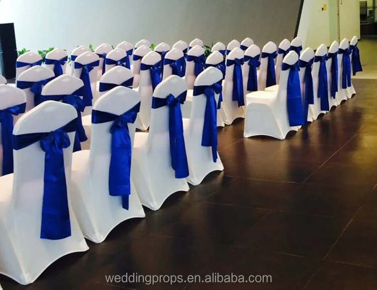 Fancy spandex elastic chair sashes