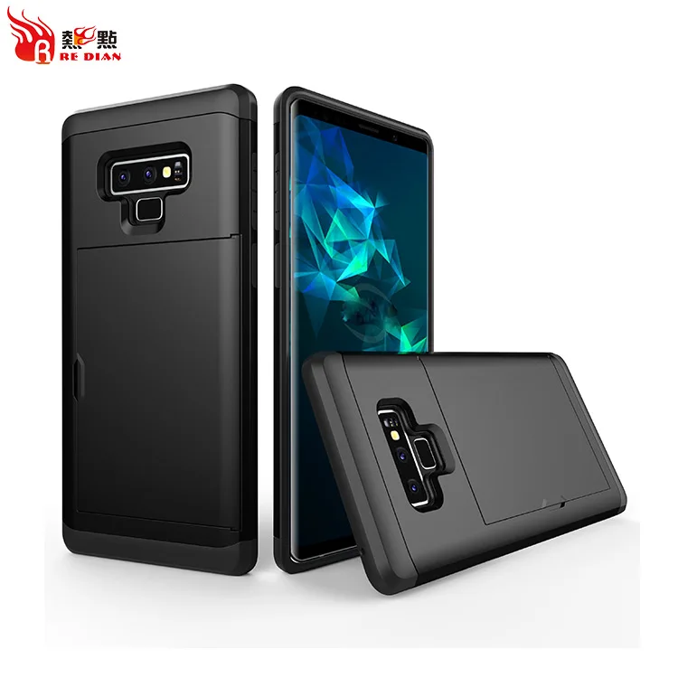 Напрямую с фабрики питания 2 в 1 чехол для samsung galaxy note9 карты чехол для телефона
