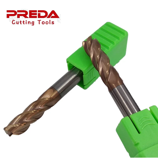 CNC Milling Tool solid carbide corner radius end mills 45HRC/55HRC