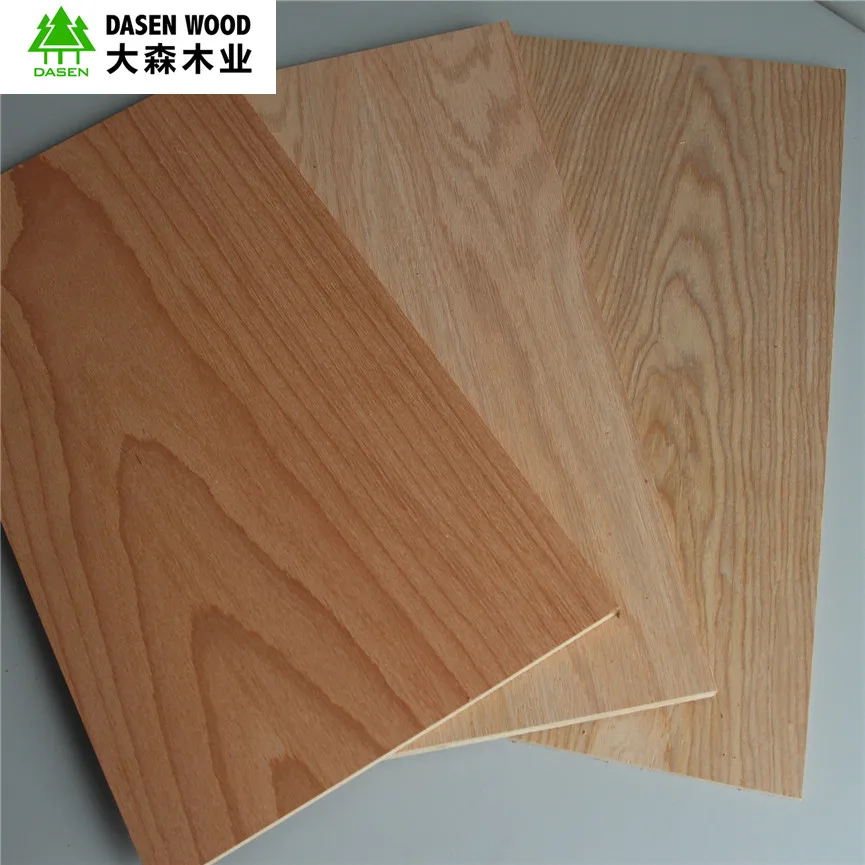 
17mm natural red oak veneer MDF,laminated MDF board,mdf kitchen panel china suppliers 