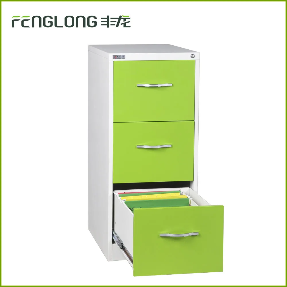 Modern metal filing cabinet use documents cabinet with drawers