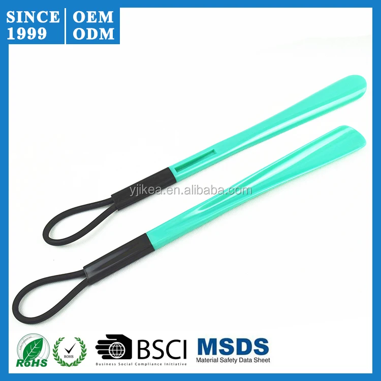 48.5cm Plastic Long Shoe Horn Custom Logo Large Stock Durable Shoe Horn