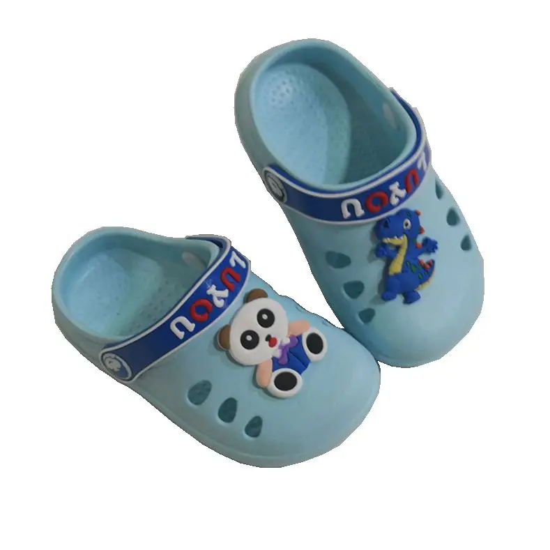 
Wholesale Slippers Kids Shoes Clogs Footwear Strand Plastiksandalen Rubber Green Shoes Chinelo Sandal Karet Size20~31# 