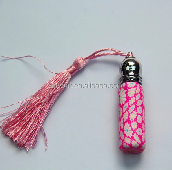 5ML Perfume Clay Roller Bottle Polymer Clay Empty Small Refillable Roll on Bottle For Essential Oil