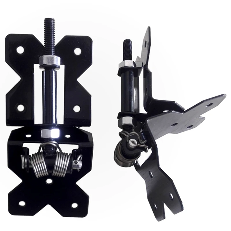 Self Closing Adjustable Gate Hinges for Plastic Vinyl PVC Fence,fence gate hinge