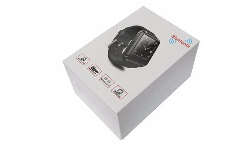 2017 Мода Новый Белый Удаленной Камеры Смарт-Наручные Часы