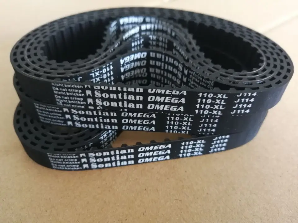 110XL rubber timing belt