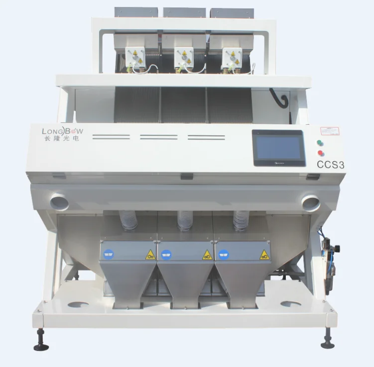CCS3 plastic sorting machine/ high definition ccd camera color sorter/low consumptionof electronic color sorter