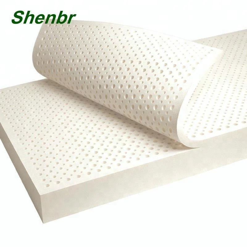 
25cm 100% Thai Natural Latex Best Thin Queen Foam Mattress 