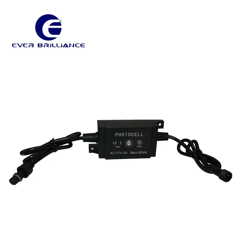 Adjustable photocell suitable for outdoor LED inground lighting fixture