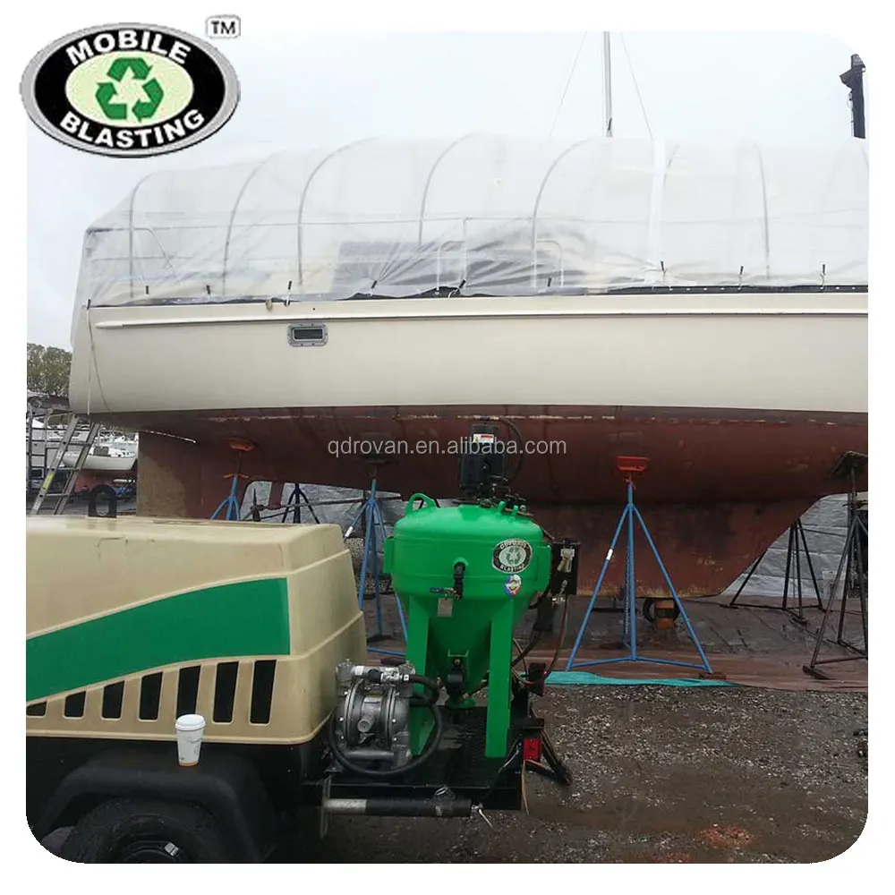 2017 лучшее качество, Китай, подвижная беспыльная пескоструйная обработка с прицепом/наружный недорогой беспыльный Пескоструйный Аппарат