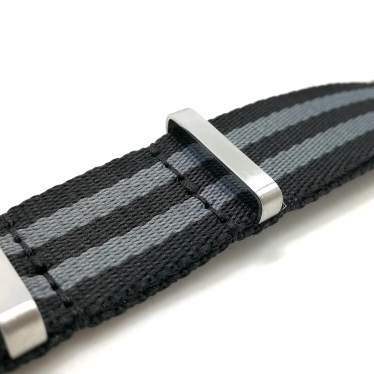 canvas fabric nylon stripped watch straps