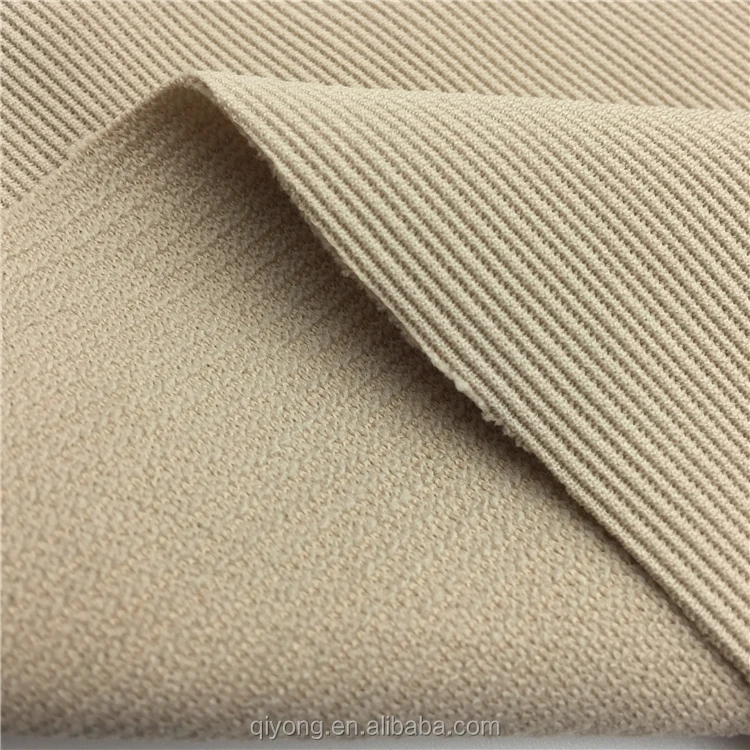 Shaoxing Textile Knitting Polyester Elastane Corduroy Fabric Dye Roll with Corrugated Lines for New Cloths