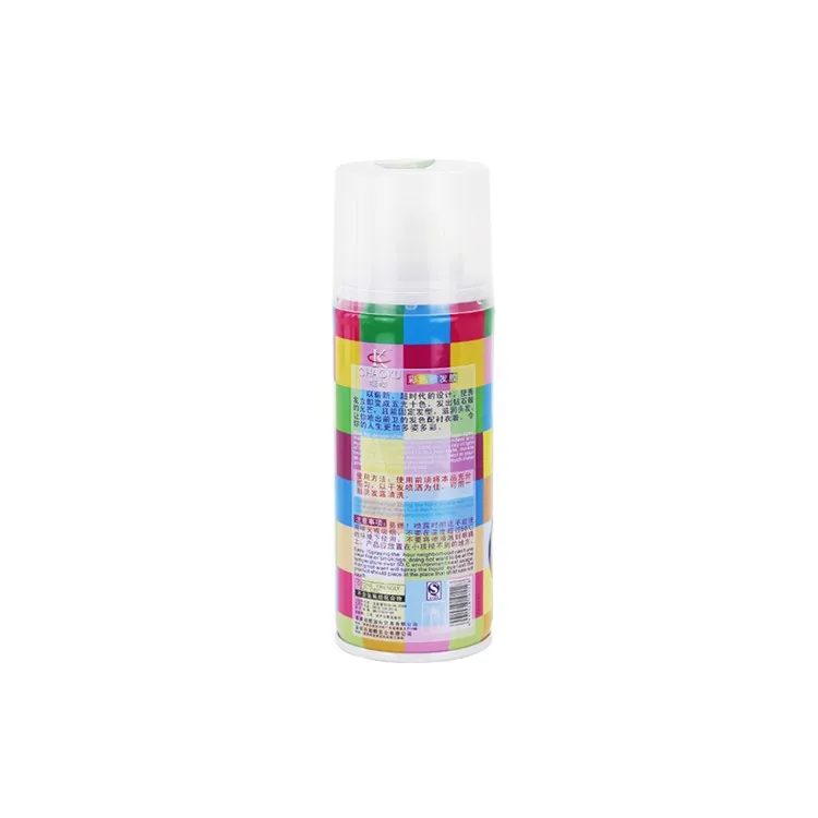 Custom 120ml temporary washable hair color spray for hair