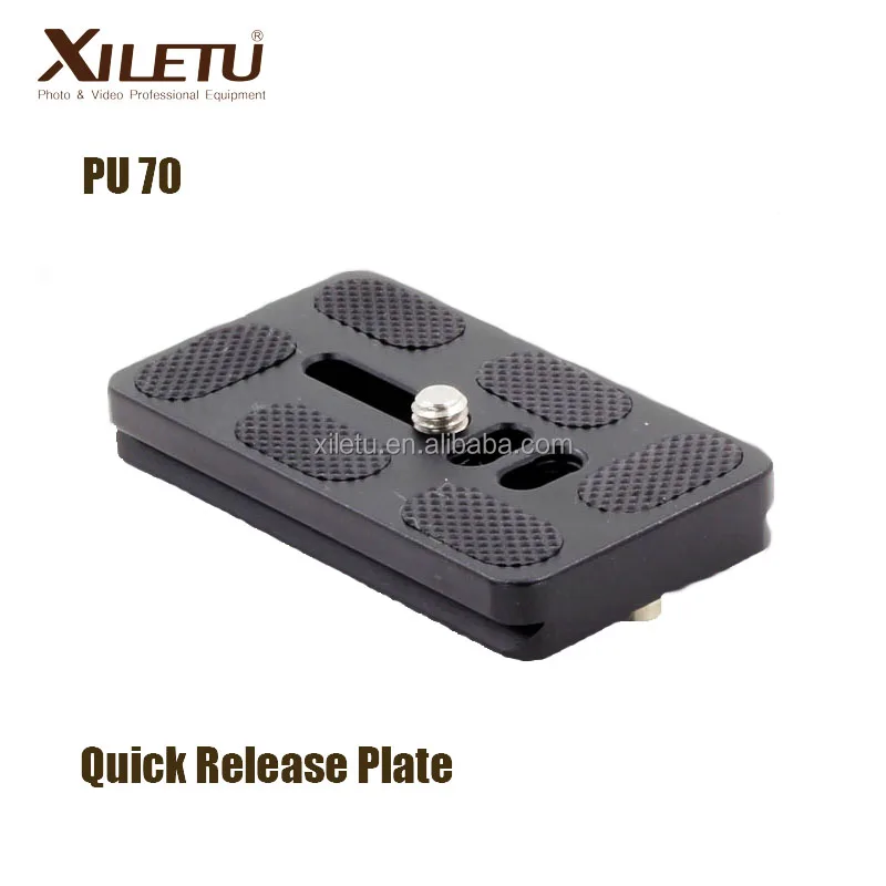 XILETU PU 70 Quick Release Plate QR Mounting Adapter Bracket Plate For Arca Manfrotto Gitzo KIRK RRS