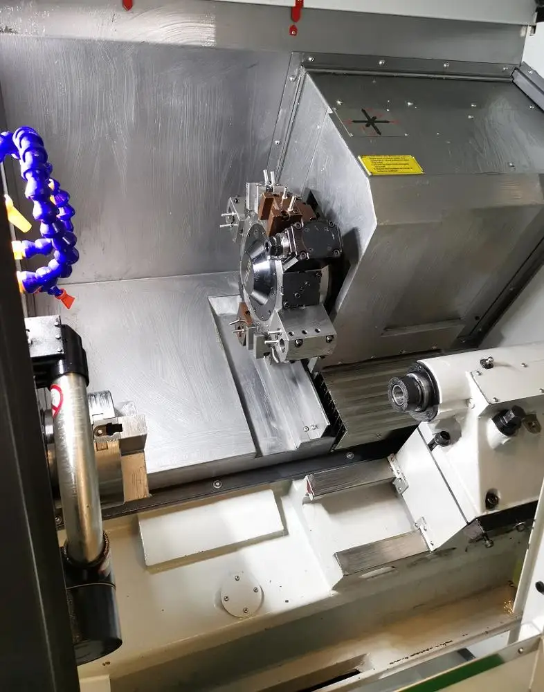 
Slant Bed CNC milling and turning center drill mill lathe mini machine metal (BL-H40TC) 