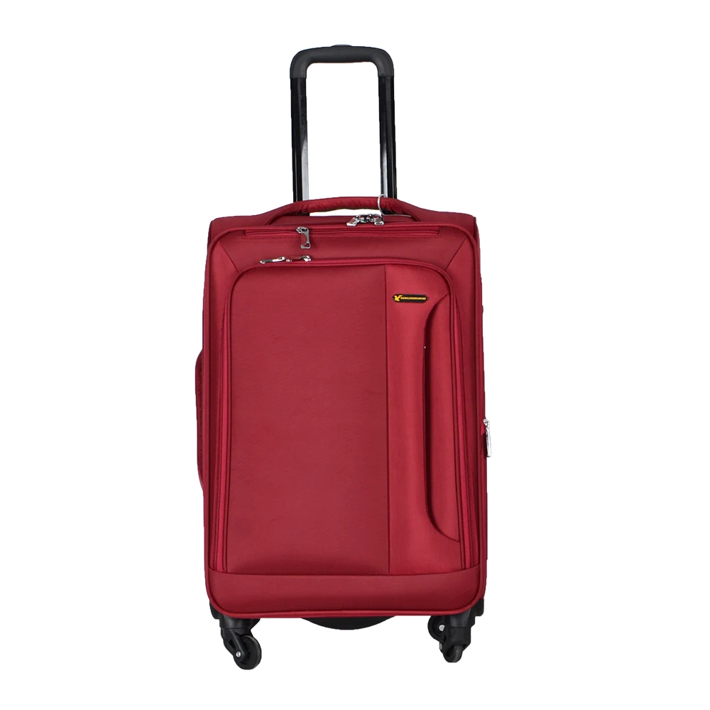Expandable fabric travel luggage sets factory price Trolley Suitcase promotional trolley luggage