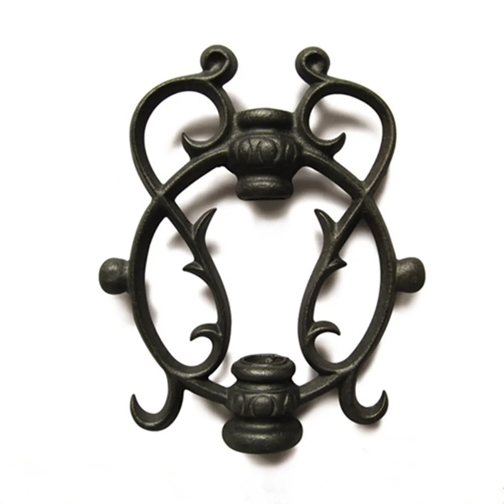 Decorative wrought iron flower leaves metal for wall gate fence