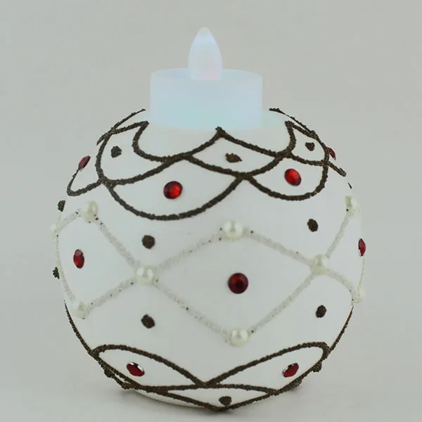 
 Hot sell Holiday gift home decoration mosaic candle holder handmade glass candle holder  