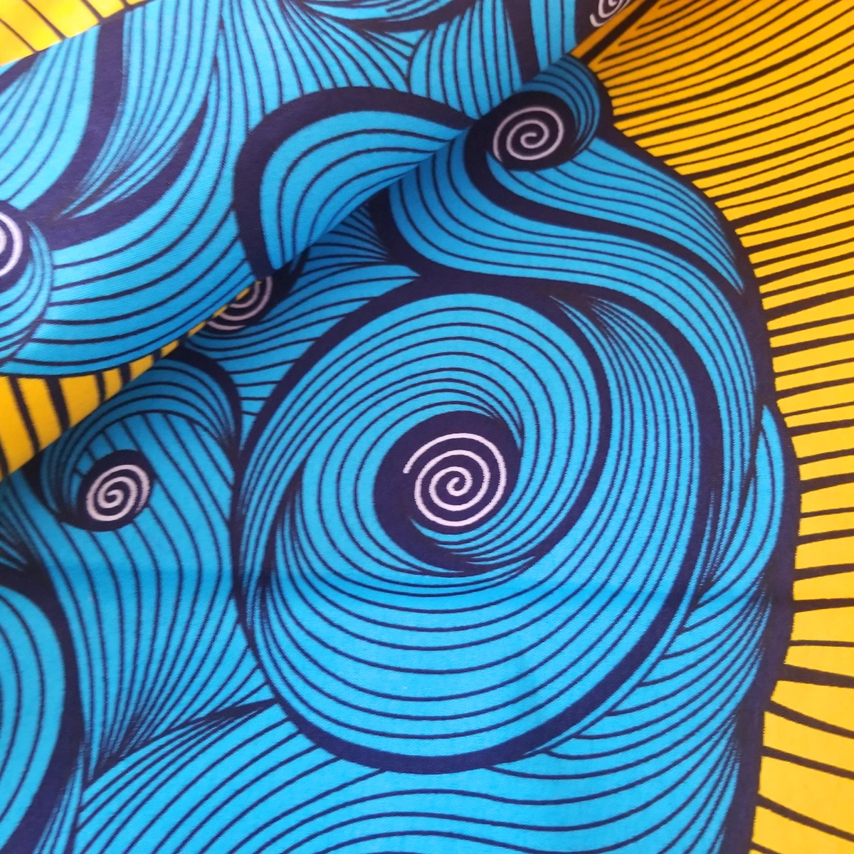 
African wax print 100% Polyester wax print fabric 