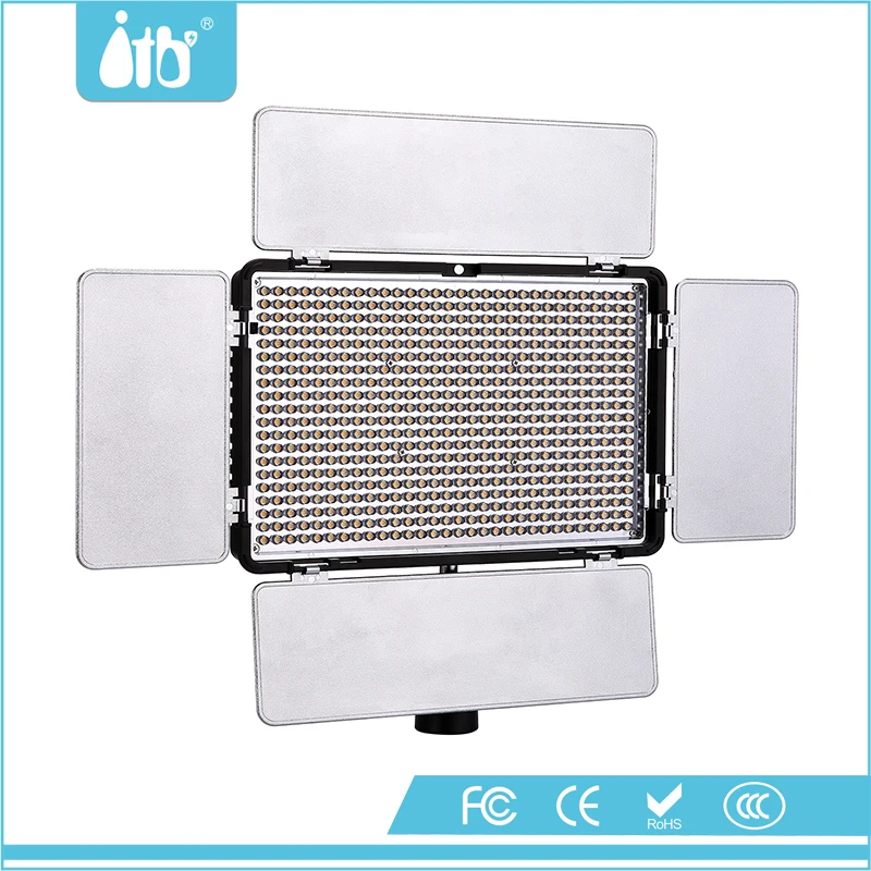 ITB-600A Двойной Цвет Регулируемый светодиодный свет высокой яркости 3200-5500 К для DSLR Canon Nikon