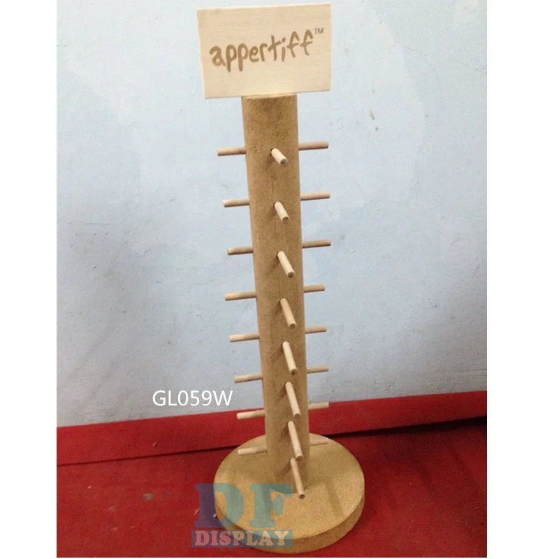 Custom eyewear display wood spectacle holder sunglasses display case sunglasses show case sotenedor para anteojos