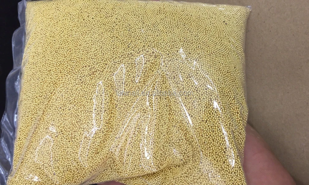 3D nail art metal caviar beads nail art mini metal ball metal beads 8sizes