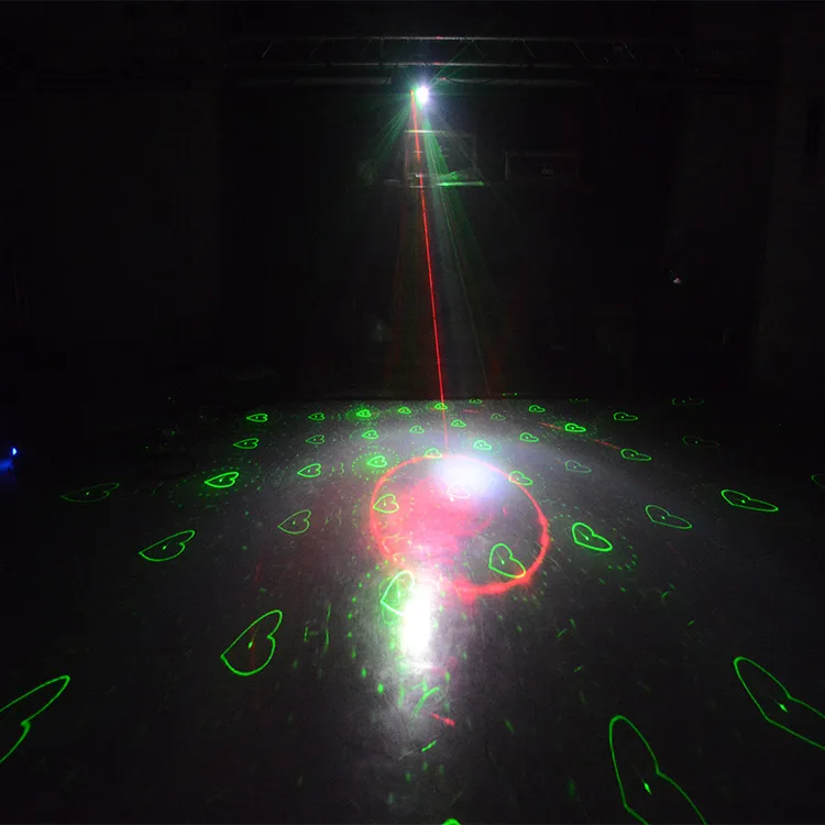 Multicolor rotation mini dj holiday laser light led disco concert light red blue moving club spider beam laser light