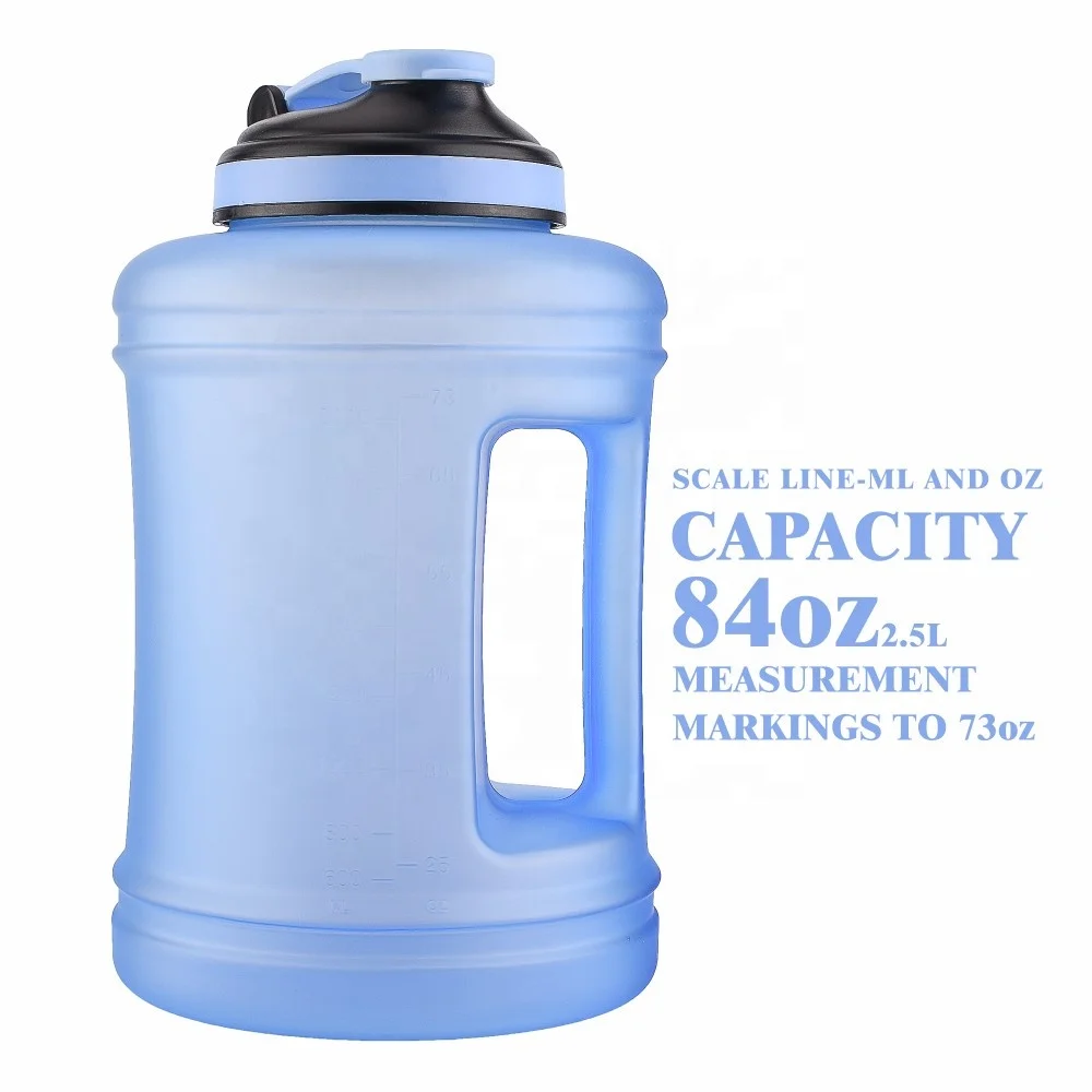 Joyshaker Matt Finish Frosted PETG Plastic BPA Free Gym Fitness Water Bottle 2.2L 2.5L 3L