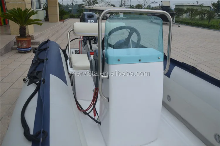 Made In China PVC Mini Rib 4 Meter Center Console Boat With Motor