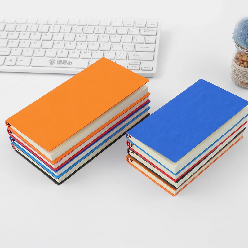 Soft cover A7 calendar notebook custom printed sale travelers leather pocket notebook customized