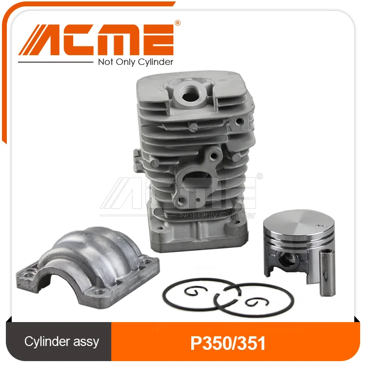 super quality P350/351chainsaw brush cutter spare parts air cylinder & piston