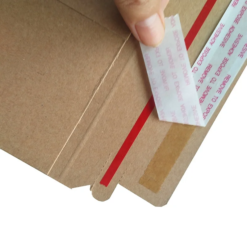 Fully Recyclable Brown Cardboard Paper Envelope Custom Size for Mailing Apparel Crafts Stickers Ties Candles Colorful Blank Logo