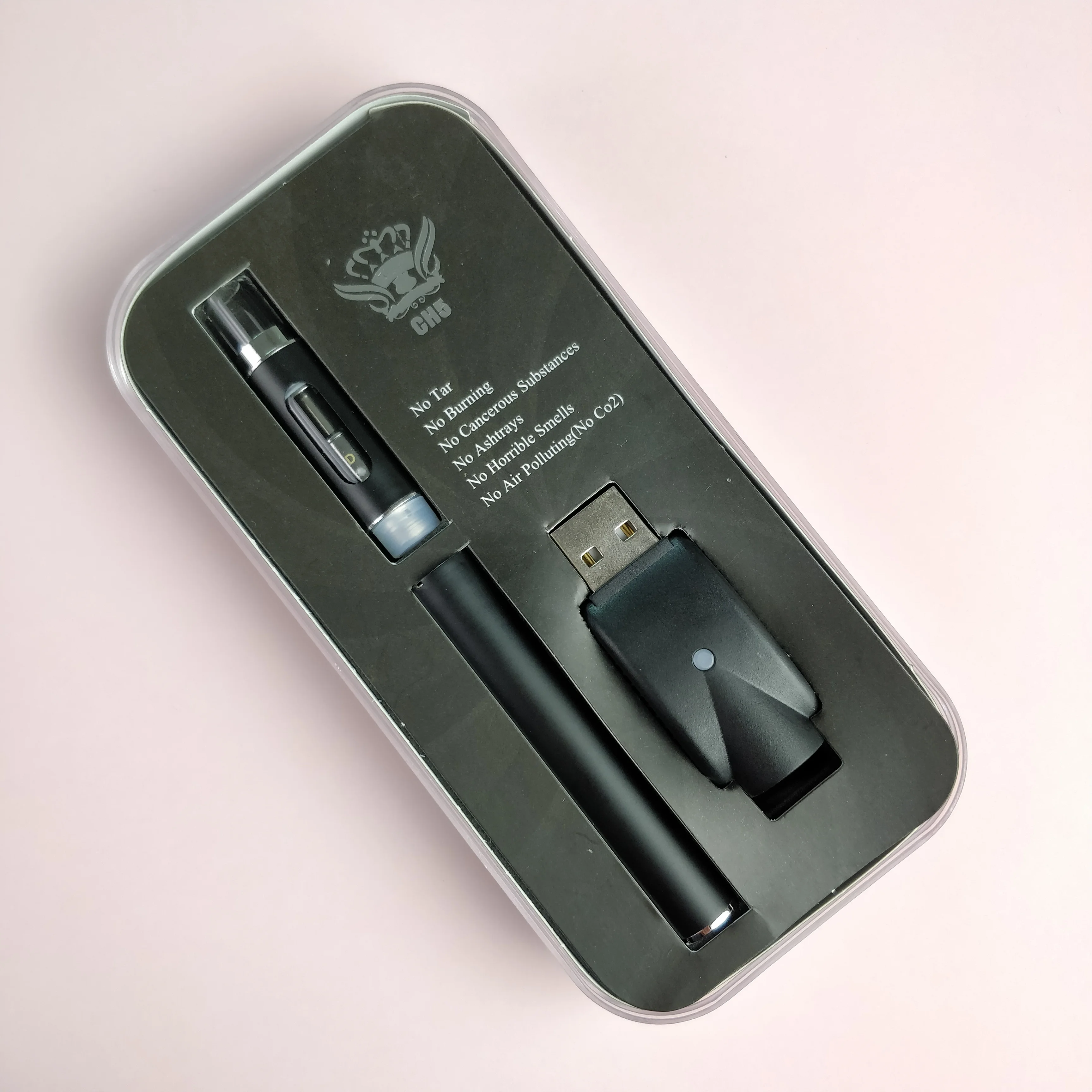 
New arrival electronic atomizer rechargeable vape pen 0.5ml vaporizer ecig for cbd 