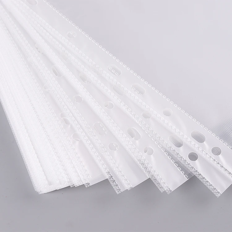 Customized Design A4 Waterproof File Folder PP Document Storage Bag Transparent 11 Holes Sheet Protectors