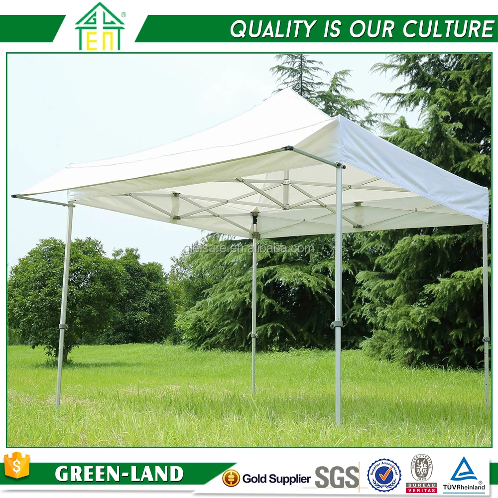 40mm Aluminum Pipe Frame Outdoor Camping Hexagon Flat Top Canopy Garage 4X6 Folding Tent